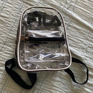 FILA clear backpack